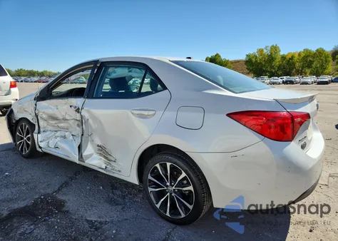 2017 Toyota Corolla L z USA, uszkodzony, nr VIN 5YFBURHE2HP595386